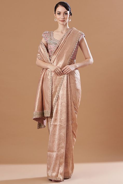 https://www.perniaspopupshop.com/mrunalini-rao-rose-gold-raw-silk-saree-set-runc112224.html Mrunalini Rao, Raw Silk Saree, Indian Fashion Designers, Pernia Pop Up Shop, Raw Silk, Pop Up Shop, Set Design, Silk Saree, Indian Fashion