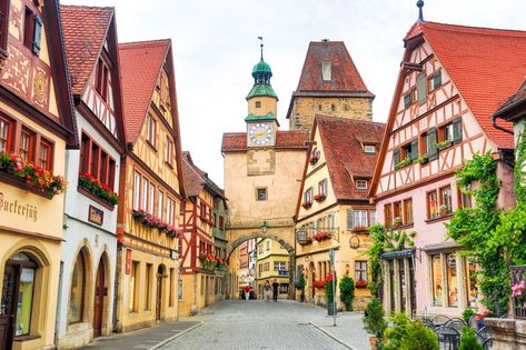 Romantic Road, Rothenburg Ob Der Tauber, Cesky Krumlov, Destination Voyage, Andalusia, Unesco World Heritage, Nice View, Small Towns, Old Town