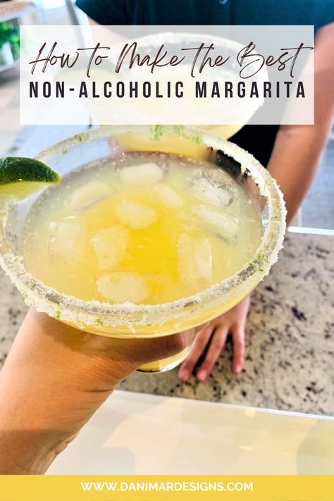 Click here to find a super easy, delicious, and non-acoholic margarita recipe that everyone will enjoy. 🥂 #nonalcoholicmargaritarecipe #margarita #mocktail #mocktailrecipe Mock Margarita Non Alcoholic, Alcohol Free Margarita, Margarita Mocktail Recipe, Non Alcoholic Margarita, Margarita Mocktail, Drink Recipes Nonalcoholic, Margarita Recipe, Mocktail Recipe, Apartment Life