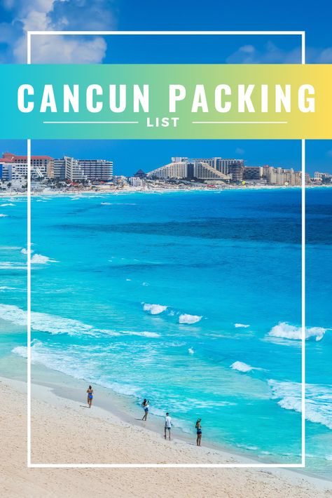 Wondering what to pack for Cancun? Need to create a Cancun packing list?  We want to make packing for Cancun easy!

Packing for Cancun is similar, no matter if you are packing for Cancun in May or packing for Cancun in November.  The weather is pretty much perfect.  This packing list for Cancun Mexico will help you know what to pack for Cancun. 

We will make sure you know what to bring to Cancun and create the perfect packing list for Cancun! 

Let’s help you plan what to pack for Cancun!!! Packing List For Cancun Mexico, Cancun Trip Packing Lists, Packing List Mexico All Inclusive, Cancun Must Haves, Cancun Travel Packing Lists, Packing For Cancun, Traveling To Mexico Tips, What To Pack For Cancun, Pack For Cancun