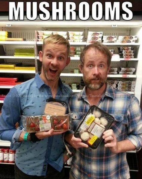 Dominic Monaghan (Merry) & Billy Boyd (Pippin) finally found some mushrooms! Dominic Monaghan, Hobbit Funny, Billy Boyd, Merry And Pippin, Tolkien Quotes, Concerning Hobbits, One Does Not Simply, Frodo Baggins, Into The West