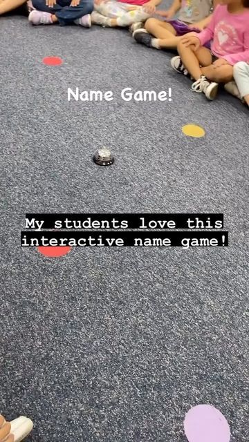 Kelly Polark on Instagram: "We play this fun name game every day the first week in kindergarten, and then a few times a week for the first month. My students LOVE it! And yes, I explain to them that “swell” means great! #namegame #nameactivities #backtoschool #iteachk #kindergartenactivities #learningnames #bellgame #iteachkindergarten #iteachkinders #kindergartenteacher #teacherreels #backtoschoolactivities #teachers #teachersofinstagram #teachersofinsta #teachersofig" Kindergarten Name Games, Kindergarten Name Activities, Kindergarten Circle Time, Name Games For Kids, Preschool Circle Time Activities, Kindergarten First Week, Name Activities Preschool, Circle Time Games, Kindergarten Names