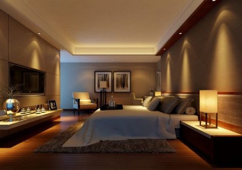 17 Majestic Bedroom Lighting Designs That Everyone Should See Romantic Bedroom Lighting, Bedroom Lighting Design, Modern Bedroom Lighting, Stylish Bedroom Design, Warm Bedroom, Romantic Bedroom, Bedroom Paint Colors, Stylish Bedroom, Dream Rooms