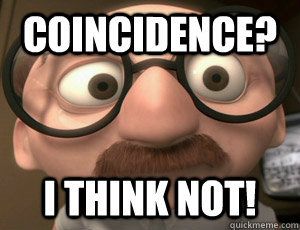 "Coincidence? I think not!" I was trying to remember where this quote was from!! Do you even know how often I use this phrase? Totally applicable in almost every situation. Chuck Norris Memes, Chuck Norris Facts, Chuck Norris Jokes, Clarinets, Chuck Norris, Meme Funny, I Smile, Bones Funny, Funny Cute