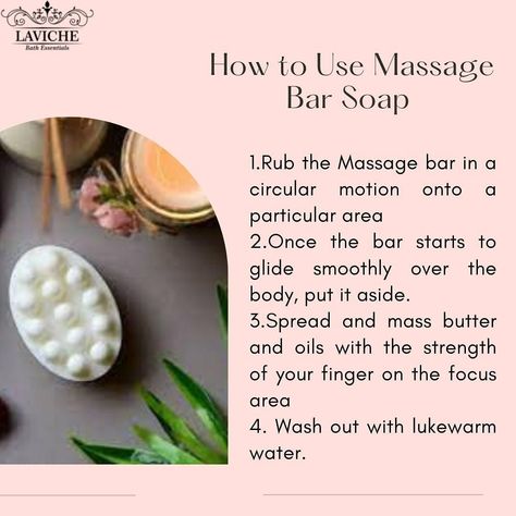 Massage Soap Bars, Massage Bar Soap, Bath Salts Diy Recipes, Soap Aesthetic, Diy Vitamin C Serum, Massage Soap, Fall Skincare, Massage Bar, Soap Scrub