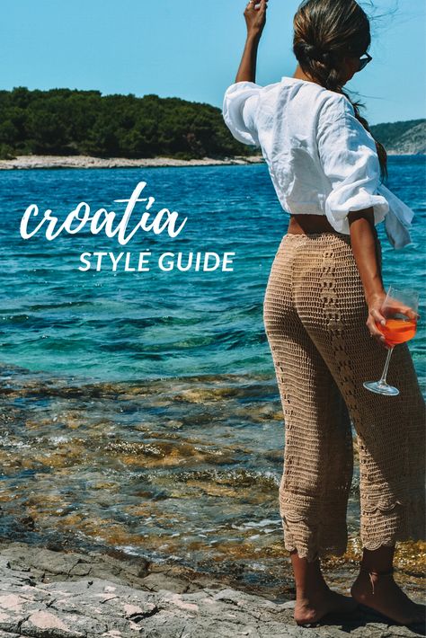 what to pack for croatia What To Pack Croatia, Vacation Outfits Croatia, Yacht Week Outfits, Croatia September Outfits, Croatia Trip Outfit, Croatia Travel Outfits Fall, Croatia Fall Outfit, Croatia Street Style, Croatia Spring Outfits