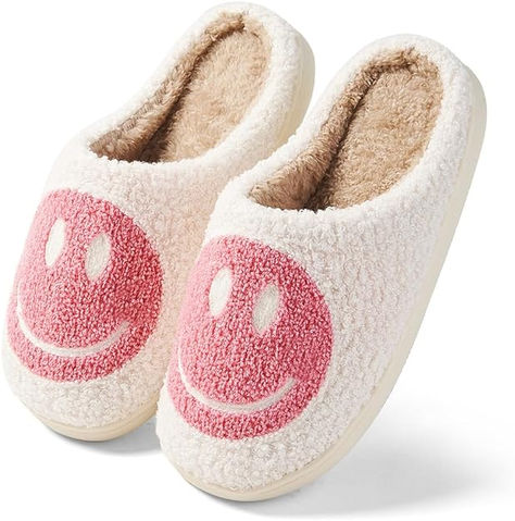 #affiliate #ad christmas gift ideas, pink smiley face slippers, tik tok viral, popular slippers, viral slippers, disco cowgirl Smile Cushion, Slides Fluffy, Smile Face Slippers, Smiley Slippers, Trendy Slippers, Cute Smiley Face, Preppy Women, Men Slippers, Face Pattern