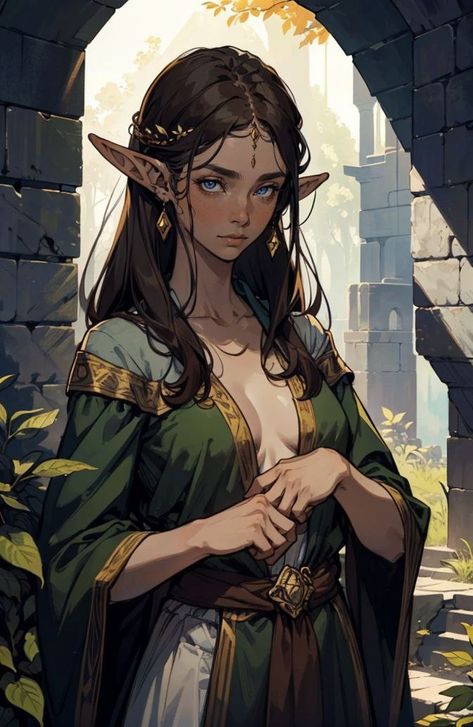 Elf Noblewoman, Female Elf Wizard, Elf Queen, Elf Characters, Elves Fantasy, Female Elf, Elf Art, Dark Elf, Beautiful Fantasy Art