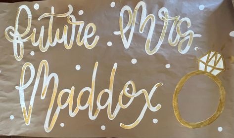 Bridal Shower Brown Paper Sign, Brown Paper Bridal Shower Signs, Brown Paper Banner Bachelorette, Bridal Shower Brown Paper Banner, Bridal Shower Banners, Brown Paper Painted Sign, Wedding Shower Banner, Bridal Shower Banner Painted, Butcher Paper Sign