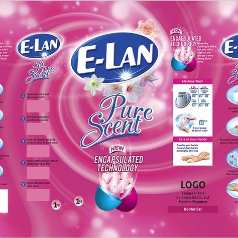 Detergent Label Design, Detergent Packaging Design, Detergent Packaging, Cleaning Products Design, Detergent Product, Detergent Brands, Ads Banner, Real Estate Marketing Design, Washing Powder