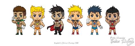 Chibi Muscle, Male Chibi, Muscle Anatomy, Sailor Moon, Anatomy, Vault Boy, Moon, Fictional Characters, Quick Saves