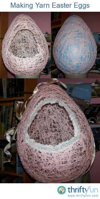 This is a guide about making yarn Easter eggs. Making decorative yarn or string Easter eggs could become a new family tradition. Yarn Easter Basket, String Easter Eggs, Yarn Easter Eggs, String Easter Basket, Egg Project, Easter Egg Projects, Homemade Easter Baskets, Making Yarn, Easter Cake Pops