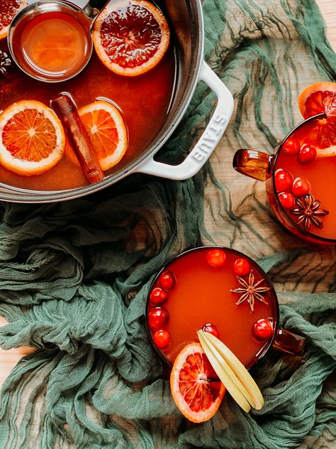 This Mulled Apple Cider includes classic mulling spices, oranges, apples, and cranberries for a warm drink that we enjoy in fall and winter. | whipandwander.com | #mulledapplecider #mulledcider #cider #applecider #mullingspices #warmdrinks #christmasrecipes #holidayrecipes #fallrecipes #hotcider #hotapplecider Hot Cider Bar Ideas, Little Women Party, Christmas Apple Cider, Spiced Apple Cider Recipe, Apple Cider Cocktails, Apple Cider Uses, Christmas Holiday Food, Mulled Cider Recipe, Boiled Cider