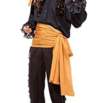 Check this out! Steampunk Shorts, Pirate Dress, Pirate Outfit, Pirate Costume, Large Scarf, Fantasy Clothing, Black Linen, Character Outfits, Costume Design