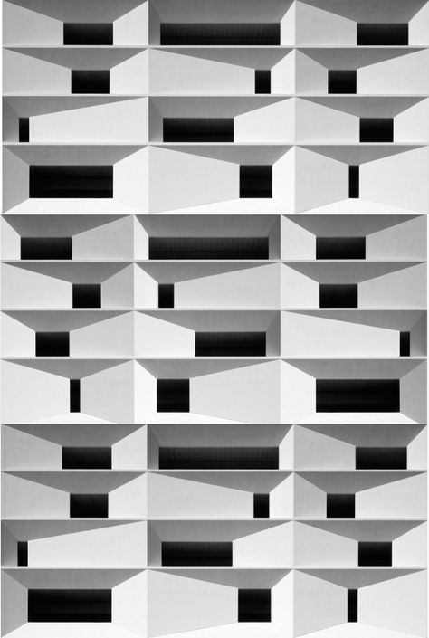 ,tim griffith for wrns studio (this is my work's work :) Facade Pattern, Building Skin, Architectural Pattern, Apartment Architecture, Black And White Photograph, Building Facade, Facade Architecture, Facade Design, Facades