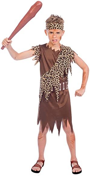 amscan 9904443 Boys Caveman Book Week Fancy Dress Costume Age 4-6 years : Amazon.co.uk: Toys & Games Cavegirl Costume, Caveman Costume, Flintstones Costume, Boys Fancy Dress, Nativity Costumes, Female Books, Mermaid Toys, Santa Costume, Fancy Dress Costume