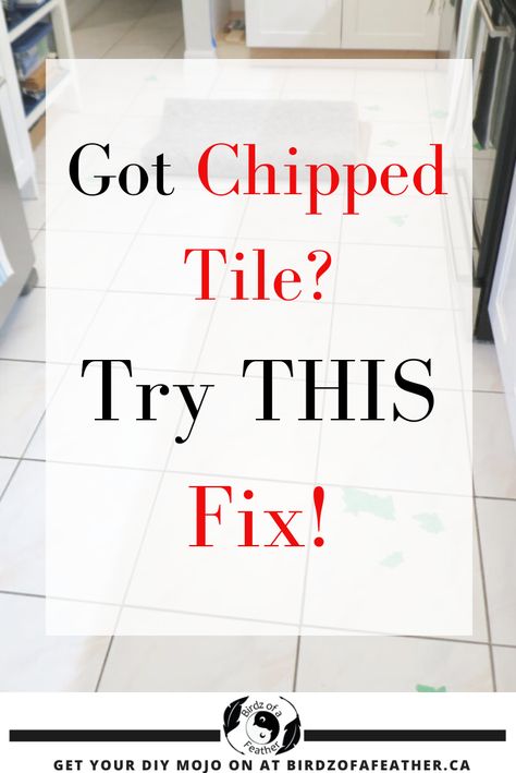 How To Fix Cracked Tile Floor, How To Fix Cracked Tile, How To Fix Loose Floor Tiles, Fix Cracked Tile, Cracked Tile Repair, Sheetrock Repair, Tiles Diy, House Staging, Floor Grout