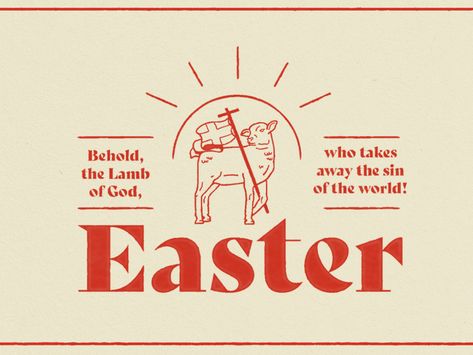 Praise Illustration, Easter Design Ideas, Easter Graphics Church, Easter Logo, Easter Graphic Design, Church Branding, Jesus Graphic, Christian Graphic Design, Easter Poster