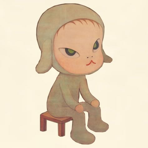 Nara Yoshitomo Icon, Beige Pfp, Nara Yoshitomo, Yoshimoto Nara, Japanese Contemporary Art, Realme C53, Yoshitomo Nara, Aesthetic Ios, Cute Themes