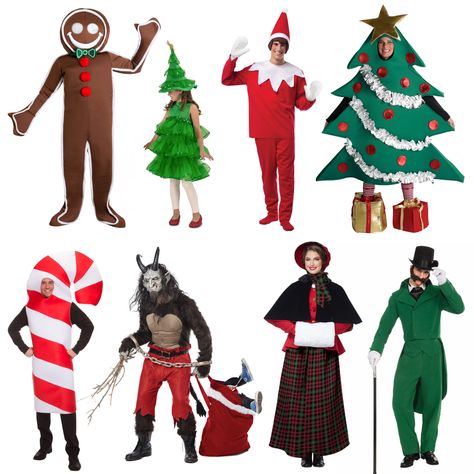 These 75+ Christmas Costumes Will Help You Sleigh This Holiday Season - HalloweenCostumes.com Blog Christmas Movie Characters Dress Up, Holiday Characters Costumes, Holiday Movie Character Costumes, Elf On The Shelf Nativity, Christmas Movie Characters Costumes, Christmas Movie Costumes, Christmas Character Costumes, Movie Character Outfits, Costumes From Movies