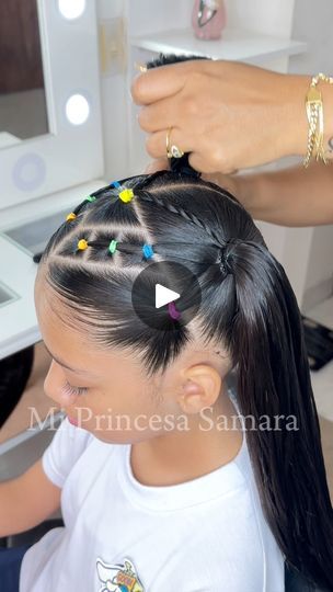 323K views · 2.6K reactions | Idea | Mi princesa samara Girl Hair Dos, Kids Hair, Samara, Popular Videos, Girl Hair, Hair Dos, Kids Hairstyles, Girl Hairstyles, Hair Ideas