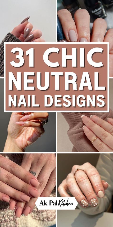 Elevate your style with these chic neutral nails! These nail designs are perfect for any occasion, including minimalist nails, ombre nails, matte neutral nails, and soft beige nails. Explore modern neutral nail art with subtle nail designs, neutral glitter, and French tip nails. Whether you prefer simple neutral acrylics or taupe nail designs, these nail ideas offer timeless elegance with a fresh, modern twist! Short Nails Acrylic Neutral, Short Coffin Shape Nails Designs Neutral, Neutral Nail Colours Shades, Neutral Colored Nails With Design, Neutral Press On Nails, Gel Neutral Nail Designs, Greige Nails Design, Neutral Mauve Nails, Minimalist Nails Neutral Colors