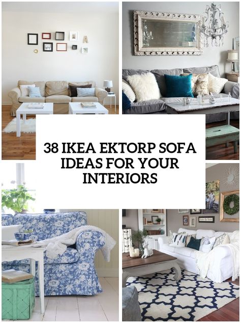 29 awesome ikea ektorp sofa ideas for your interiors cover Ektorp Living Room, Modern Sectional Living Room, Ektorp Sofa Cover, Ikea Ektorp Sofa, White Sectional Sofa, Interior Farmhouse, Modern White Living Room, Ektorp Sofa, Victorian Sofa