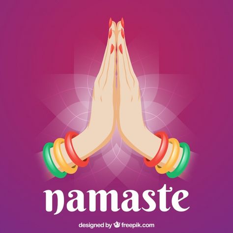 Purple namaste background Free Vector | Premium Vector #Freepik #vector #background #hand #hand-drawn #india Namaste Background, Namaste Images, Namaste Hands, Birthday Msgs, Namaste Art, Good Morning Monday Images, Gratitude Board, Whatsapp Background, Latest Good Morning Images