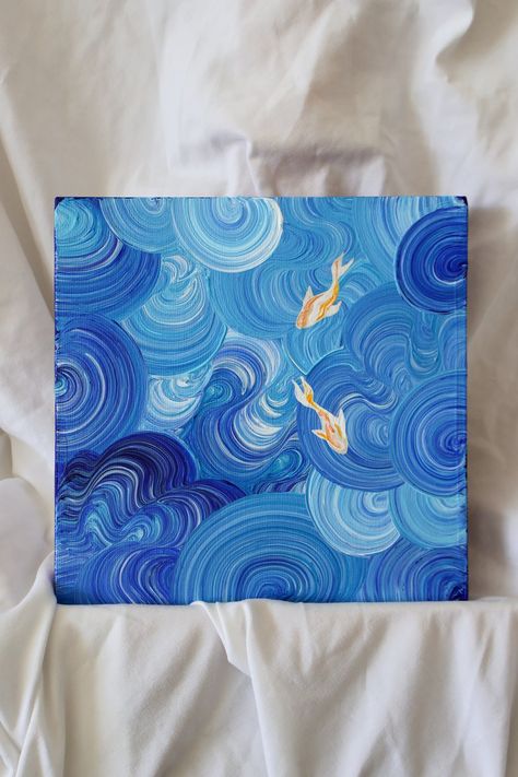 Original Paintings — Shop — Katie Over Indian Artforms, Beachy Paintings, Emotional Painting, Canvas Art Projects, Arte Van Gogh, Simple Canvas Paintings, Easy Canvas Art, Cute Paintings, Small Canvas Art