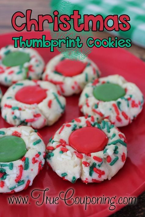 Shortbread Thumbprint Cookies Recipe, Best Cookies Recipes, Christmas Thumbprint Cookies, Thumbprint Cookies Christmas, Thumbprint Cookies With Icing, Christmas Thumbprint, Christmas Cookies Recipes, Chocolate Thumbprint Cookies, Christmas Cookie Recipes Holiday