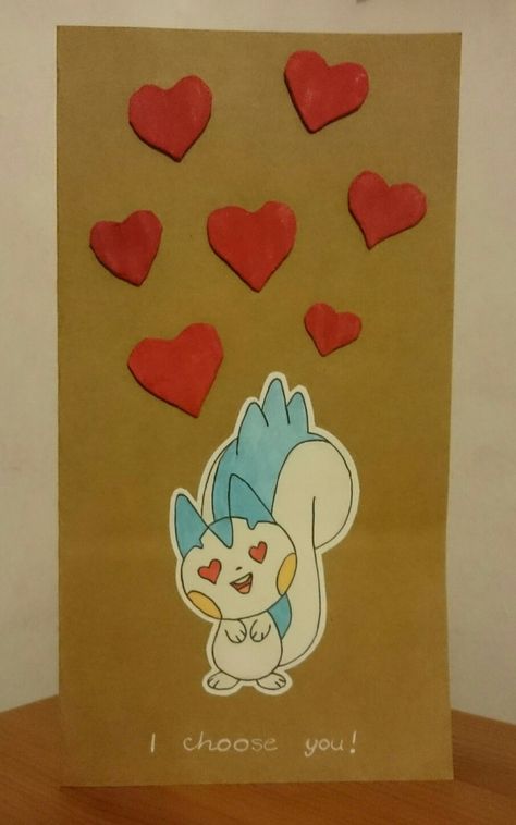 Valentines Card I made for my Pokemon obsessed boyfriend Obsessed Boyfriend, Pokemon Valentines, Pokemon Valentine, Gen 1 Pokemon, I Choose You, Valentines Card, My Pokemon, Gen 1, Choose Me