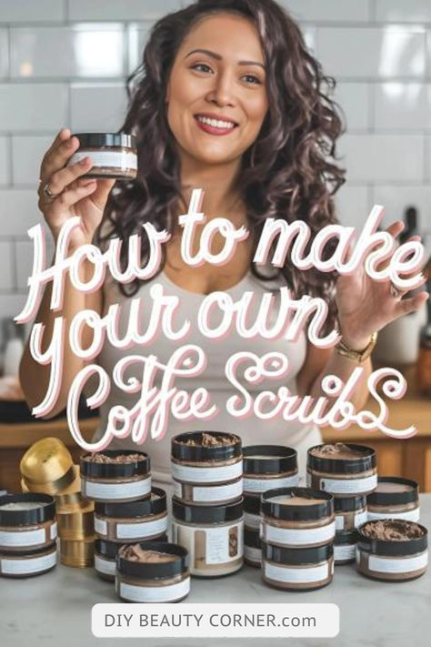 How To Make Your Own Coffee Scrubs Coffee Coconut Oil Scrub, Diy Coffee Scrub Used Grounds, Diy Coffee Scrub Exfoliate, Homemade Face Scrub Exfoliate, Diy Sugar Scrub Coconut Oil, Coffee Sugar Scrub Diy, Coffee Scrub For Face, Coffee Body Scrub Diy, Diy Body Scrubs