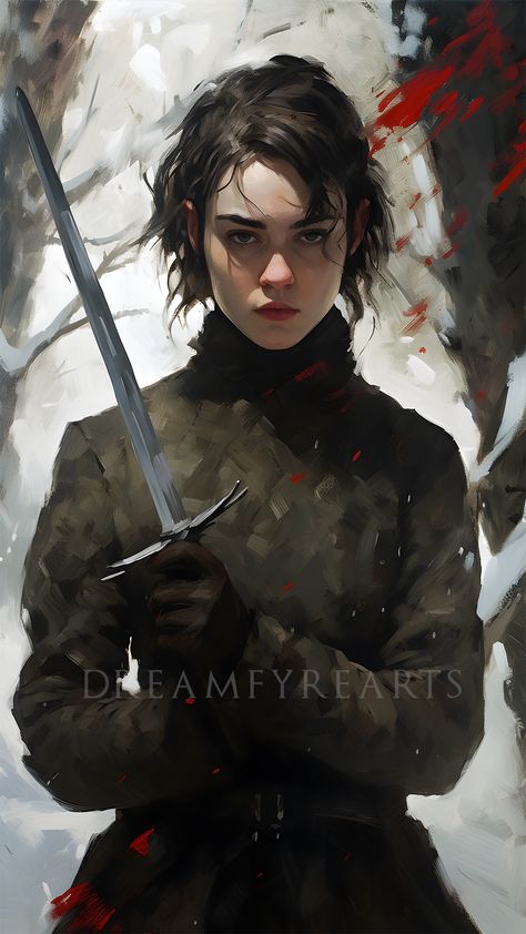 Arya Stark Book Art, The Others Asoiaf, Book Arya Stark Art, Eddard Stark Fanart, Arya Drottningu, Catelyn Stark Art, Catelyn Stark Fanart, Ned Stark Fanart, Ned Stark Art