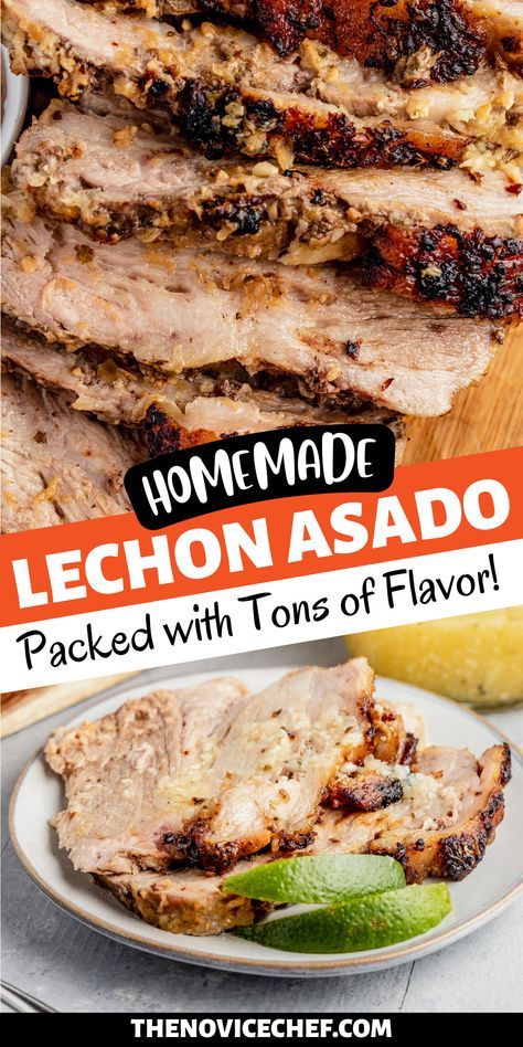 This tender Cuban pork is packed with flavor from the inside out thanks to its mojo marinade made with garlic and all kinds of citrus fruits like oranges, lemons, and limes. Once you pop it into the oven, it's quite effortless. Cuban Pork Tenderloin Recipes, Cuban Lechon Asado, Cuban Mojo Pork, Cuban Mojo Marinated Pork, Mojo Marinade, Cuban Mojo, Cuban Pork, Mojo Pork, Lemons And Limes