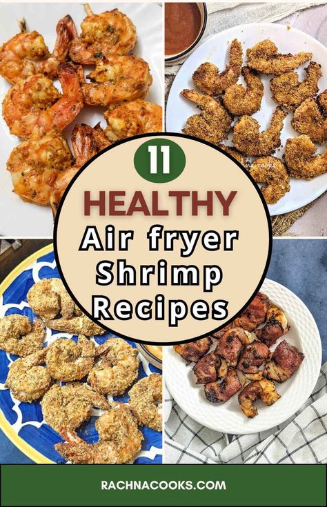 For all seafood lovers, these easy, healthy and crispy air fryer shrimp recipes are the best. Have them for lunch, dinner or as appetizers. From garlic shrimp to keto, frozen, Old Bay, Cajun, Bang Bang and so on, you have 11 delicious air fryer shrimp recipes here. So simple and easy to make too. Shrimp Recipes Air Fryer, Healthy Air Fryer Shrimp, Air Fryer Shrimp Recipes, Vegetarian Rice Dishes, Air Fryer Shrimp, Healthy Air Fryer, Recipes Air Fryer, Juicy Shrimp, Shrimp Recipes Healthy