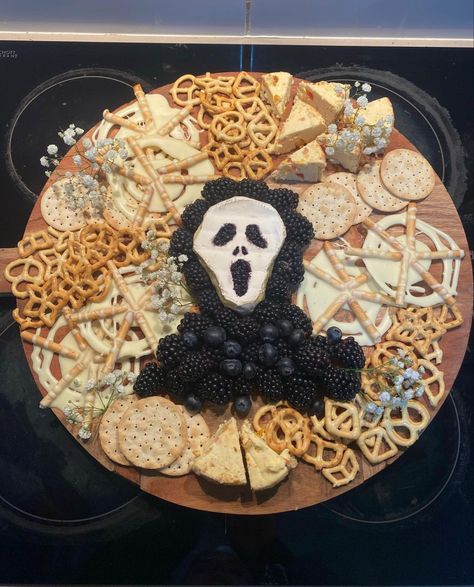 2023 Ghost Face Charcuterie Board, Ghostface Charcuterie, Ghost Face, Halloween Aesthetic, Ghost Faces, Charcuterie Board, Cheese Board, Ghost, Cheese