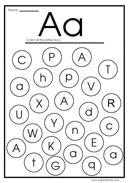 Find letter a worksheet Letter A Practice, Letter A Worksheet, Alphabet Letter Find, Letter Identification Worksheets, Letter Sounds Kindergarten, Letter D Worksheet, Letter A Coloring Pages, Letter B Worksheets, Letter Recognition Worksheets