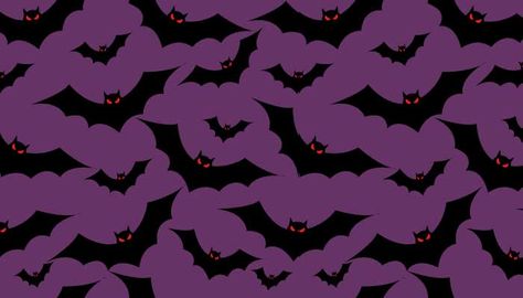 halloween-bats-pattern Dark Purple Wallpaper For Laptop, Laptop Black Wallpaper Aesthetic, Dark Purple Laptop Wallpaper, Monster High Wallpaper Laptop, Goth Laptop Wallpaper, Halloween Pc Wallpaper, Halloween Cover Photos, Halloween Desktop Wallpaper, Wallpaper Horizontal