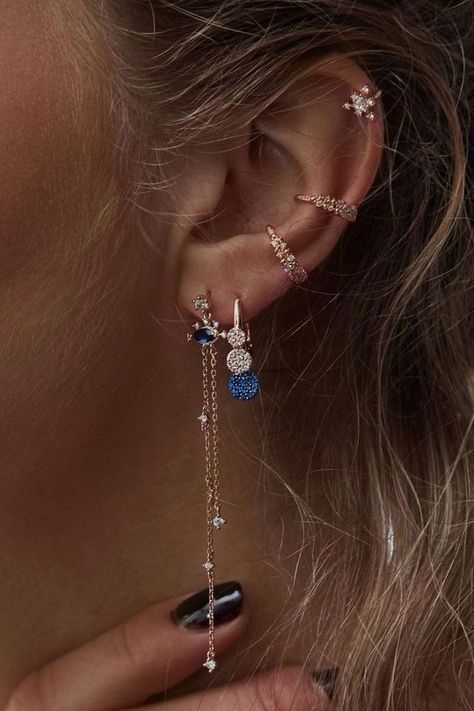 Cool Ear Piercings, Pretty Ear Piercings, Jewelry Manufacturer, Cute Ear Piercings, Piercing Inspo, Piercings Jewelry, Zodiac Jewelry, Piercing Ideas, Winter Trends