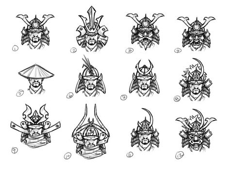 Japanese Samurai Helmet Drawing, Samurai Helmet Drawing, Samurai Mask Drawing, Samurai Helmet Tattoo, Japanese Samurai Helmet, Samurai Mask Tattoo, Japanese Warrior Tattoo, Helmet Drawing, Helmet Tattoo