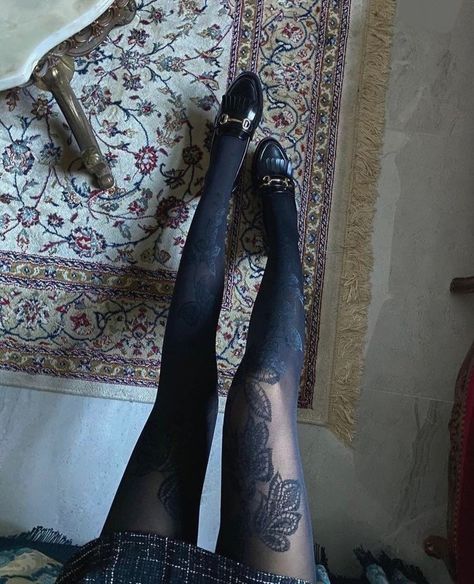 A Woman, High Heels, Stockings, Tights, Internet, Tumblr, On Twitter, Tattoos, Heels