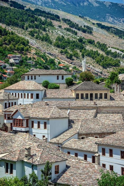 GJIROKASTER ALBANIA 🇦🇱 BY DRONE - ALBANIA TRAVEL - DREAM TRIPS Gjirokaster Albania, Albania Travel, Travel 2024, Dream Trips, Sea Level, The Republic, Albania, Travel Dreams, The City