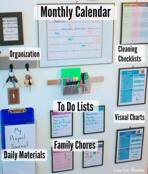 Command Center Must Haves Family Command Centers, Command Center Ideas, Command Center Kitchen, Home Command Center, Wand Organizer, Organize Life, Office Organization At Work, Command Centers, Family Organization