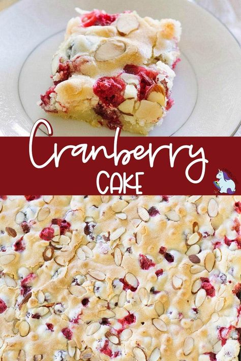 New Years Dessert Ideas, New Years Dessert, Cranberry Coffee Cake, Cranberry Christmas Cake, Christmas Cake Recipe, Cranberry Christmas, New Year's Desserts, Cranberry Cake, Almond Cake Recipe