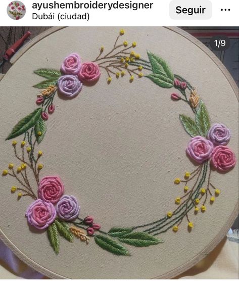 Rose Embroidery Designs, Modern Hand Embroidery Patterns, Embroidery Hoop Art Diy, Hand Embroidery Patterns Free, Simple Hand Embroidery Patterns, Ribbon Embroidery Tutorial, Diy Embroidery Designs, Bead Embroidery Tutorial, Hand Embroidery Patterns Flowers