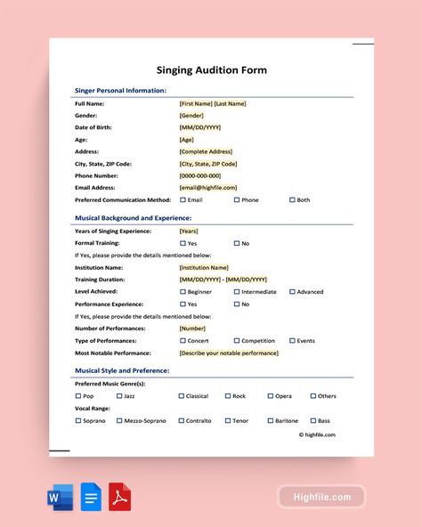 Singing Audition Form Jyp Audition, Kpop Audition, Singing Auditions, Communication Methods, Form Template, Editing Inspiration, Poster Template, To Shine, First Names