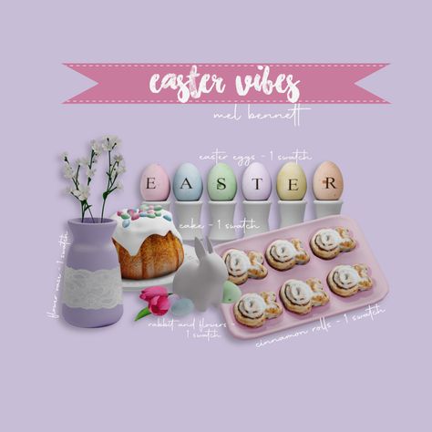 Sims 4 Easter, Sims 4 Toddler Clothes, Easter Vibes, Bunny Cupcakes, Spring Treats, Kids Easter Basket, Sims 4 Cc Folder, Sims 4 Toddler, The Sims 4 Download