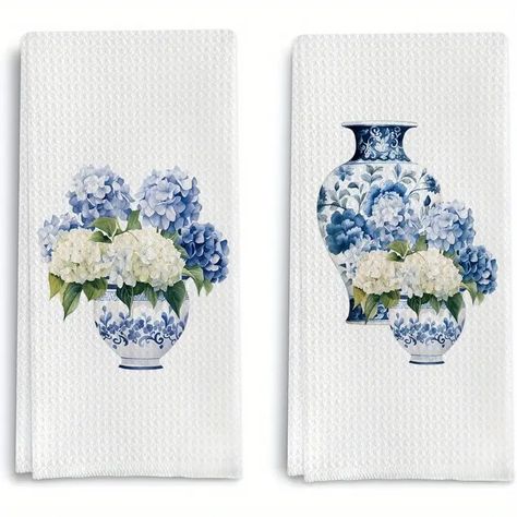 Dish - Temu Hydrangea Kitchen, Chinoiserie Kitchen, Grand Millenial, Hydrangea Cottage, Chinoiserie Decor, Hand Towels For Bathroom, Chinoiserie Decorating, Towels For Bathroom, Bad Smell