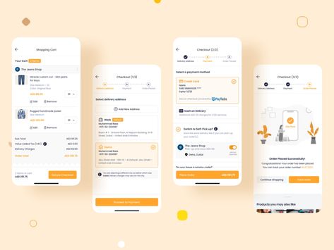 Order Placement | Marketplace UI/UX Mobile Design by Saleh Riaz Qureshi on Dribbble Ux Mobile Design, Search Ui, Desain Ux, Card Ui, Ux Mobile, Mobile App Design Inspiration, Directory Design, Mobile Ui Design, Design Rules