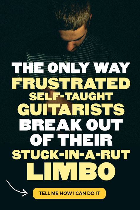 Are you are frustrated self taught guitarist? Too many guitar players get lost in the wilderness and try as they might, they just can't climb out of the funk they're in. Here's how you can start. Self Taught Guitar, Guitar Inspiration, Electric Guitar Lessons, Guitar Lessons Tutorials, Guitar Practice, Stuck In A Rut, Guitar Playing, Self Taught, Guitar Players